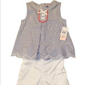 Girls shirt and top set size 5